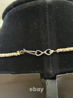 Collier en corail long amérindien ancien en corail rouge naturel 28