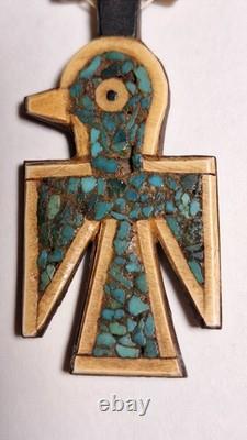 Collier tribal navajo de la fin du 19ème siècle (1800) au début du 20ème siècle (1900)