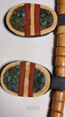 Collier tribal navajo de la fin du 19ème siècle (1800) au début du 20ème siècle (1900)