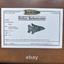 Couteau Dart Thebes 2.5 Coshocton Licking County OH Dr. James Snyder Jackson COA