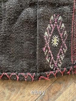 Couverture/Tapis multicolore amérindien tissé à la main fantastique précoce 9'x6