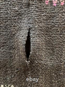 Couverture/Tapis multicolore amérindien tissé à la main fantastique précoce 9'x6