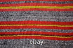 Couverture de portage d'un enfant navajo, vers les années 1890, rayures, laines douces