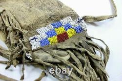 Début Des Années 1900 Native American Indian Cheyenne Tribe Beaded Arrow Quiver