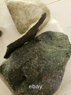 Découverte d'un artefact indien de Lot : outils en pierre anciens, reliques, couteau, pilon, OC CA