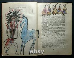 Drawin De L'école Indienne Original Dans Le Livre Grammer. Fin Des Années 1800 Début Des Années 1900