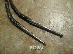 Dynamite Early Tommy Singer (d.) Navajo Sterling Silver Thunderbird Bolo Tie