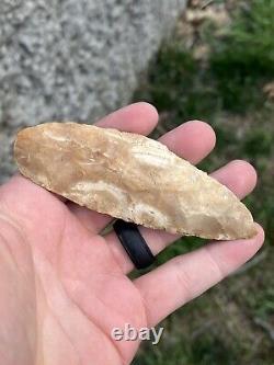 Early Archaic Blade Arrowhead Missouri Ancien Tanthentic Native American Artifa