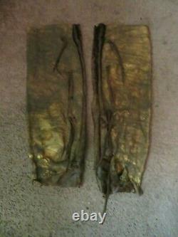 Early S. Plains Buffalo Hide Men's Leggings Leggins Amérindiens Amérindiens Anciens Indiens