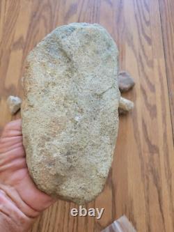 Effigie en pierre de serpent / oiseau des Indiens d'Amérique, art rupestre, artefacts, outils