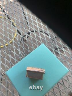 Exemple précoce rare de boîte à pilules en argent sterling navajo