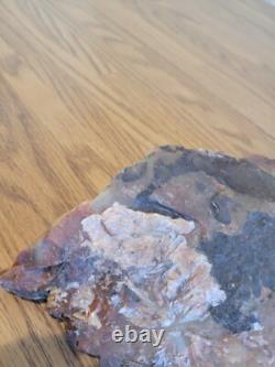 Fossile de hache géante, effigie en pierre amérindienne, art rupestre, artefacts, outils