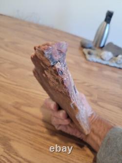 Fossile de hache géante, effigie en pierre amérindienne, art rupestre, artefacts, outils