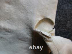 Gants en cuir américains anciens, moufles à gantelet brodées de motifs autochtones, Jour-03212