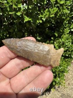 Grand Ancien Authentique Très Beau Point de Flèche en Pin de l'Est du Mississippi