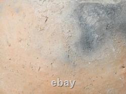 Grand bol à pétrir en poterie indien Pueblo / Mission antique