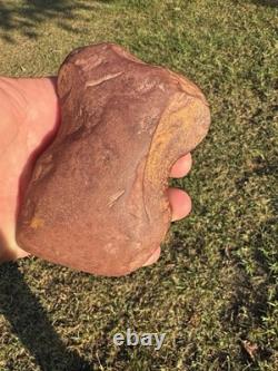 Hache en argile de type lapin à oreilles très rare du Mississippi nord