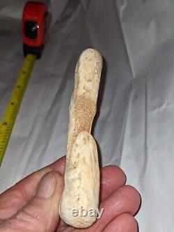 Hameçon de pêche Big Bone, pointes de flèche indiennes de l'ère précoce