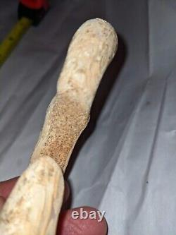 Hameçon de pêche Big Bone, pointes de flèche indiennes de l'ère précoce