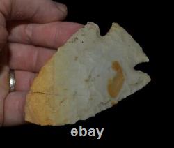 Hardin Pickaway Co Ohio Flint Ridge Indian Arrowhead Artifact Relic Rogers Coa<br/>	 
 <br/> Traduction en français: Hardin Pickaway Co Ohio Flint Ridge Indian Arrowhead Artifact Relic Rogers Coa