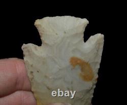 Hardin Pickaway Co Ohio Flint Ridge Indian Arrowhead Artifact Relic Rogers Coa<br/>  	 <br/>
 Traduction en français: Hardin Pickaway Co Ohio Flint Ridge Indian Arrowhead Artifact Relic Rogers Coa