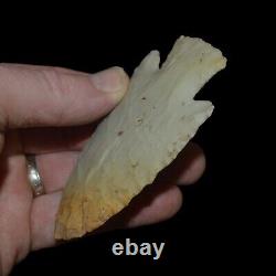 Hardin Pickaway Co Ohio Flint Ridge Indian Arrowhead Artifact Relic Rogers Coa  	

<br/> 
	 <br/> Traduction en français: Hardin Pickaway Co Ohio Flint Ridge Indian Arrowhead Artifact Relic Rogers Coa