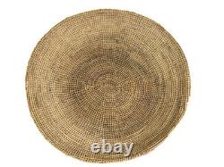 Immense bol de panier Navajo / Dine amérindien du Sud-Ouest 21 pouces de large