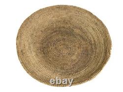 Immense bol de panier Navajo / Dine amérindien du Sud-Ouest 21 pouces de large
