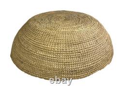 Immense bol de panier Navajo / Dine amérindien du Sud-Ouest 21 pouces de large