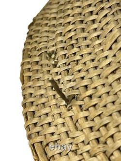 Immense bol de panier Navajo / Dine amérindien du Sud-Ouest 21 pouces de large