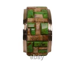 Incrustation de canal Navajo par Melvin Francis Début du XXIe siècle Incrustation de canal