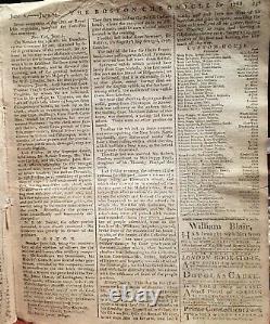 Journal 1768 Boston Mohawk Cherokee Native American Early Us