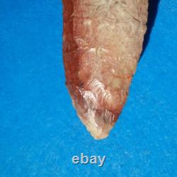 Lame de couteau archaïque précoce colorée de 5-1/16 Authentic Nebraska Arrowhead