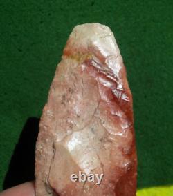 Lame de couteau archaïque précoce colorée de 5-1/16 Authentic Nebraska Arrowhead