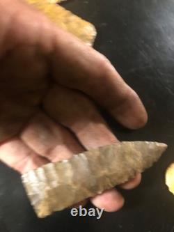 Lance très fine du début de l'archaïque, trouvée à Ky Creek, Brown Dover