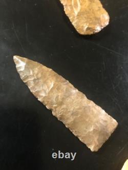 Lance très fine du début de l'archaïque, trouvée à Ky Creek, Brown Dover