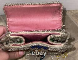 Lot de 3 sacs à main en forme de boîte perlés amérindiens du début des années 1900