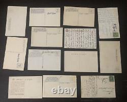 Lot de Cartes Postales des Fabricants de Paniers Amérindiens du début des années 1900