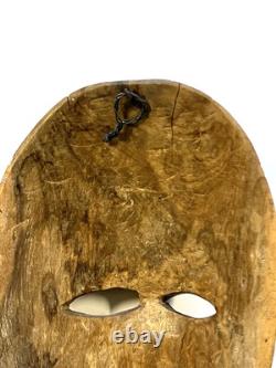 Masque Booger Cherokee Authentique Ancien, vers 1900