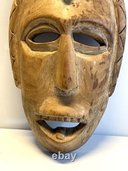 Masque Booger Cherokee Authentique Ancien, vers 1900