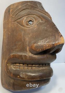 Masque Nootka amérindien de la fin du 19e siècle au début du 20e siècle