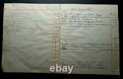 Original Indian School Ledger Dessin. Début Des Années 1900