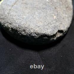 Outil en pierre indien Mano artefact ancien primitif meule autochtone CA