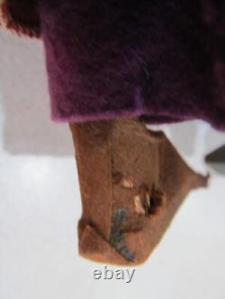 Paire de poupées indiennes américaines Skookum Bully Good anciennes de 12 pouces