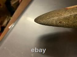 Paléo Tôt Amérindienne Indienne Hardstone Axe Pierre Primitive