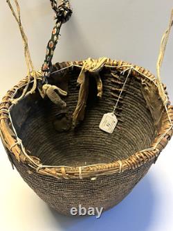 Panier de charge antique des Amérindiens 1870 à début des années 1900