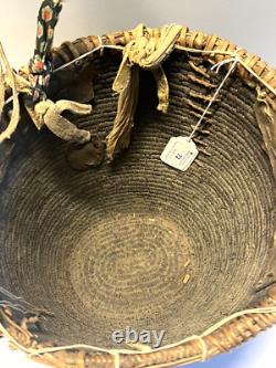 Panier de charge antique des Amérindiens 1870 à début des années 1900