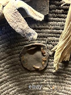 Panier de charge antique des Amérindiens 1870 à début des années 1900