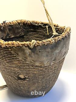 Panier de charge antique des Amérindiens 1870 à début des années 1900