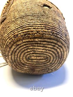 Panier de charge antique des Amérindiens 1870 à début des années 1900